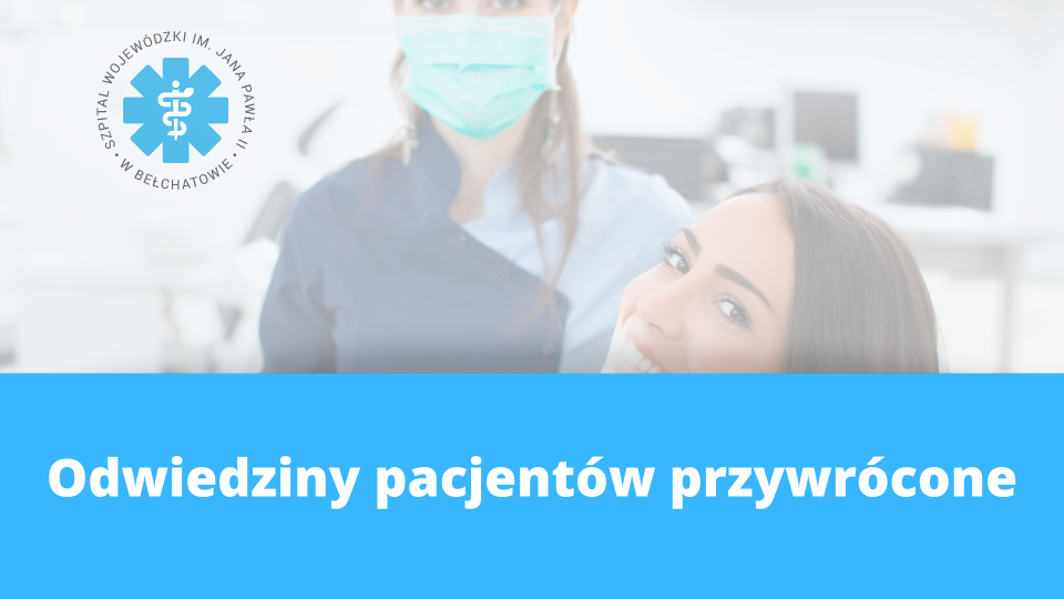 Aktualność Odwiedziny pacjentów w Oddziale Chirurgii Ogólnej i Kolorektalnej przywrócone