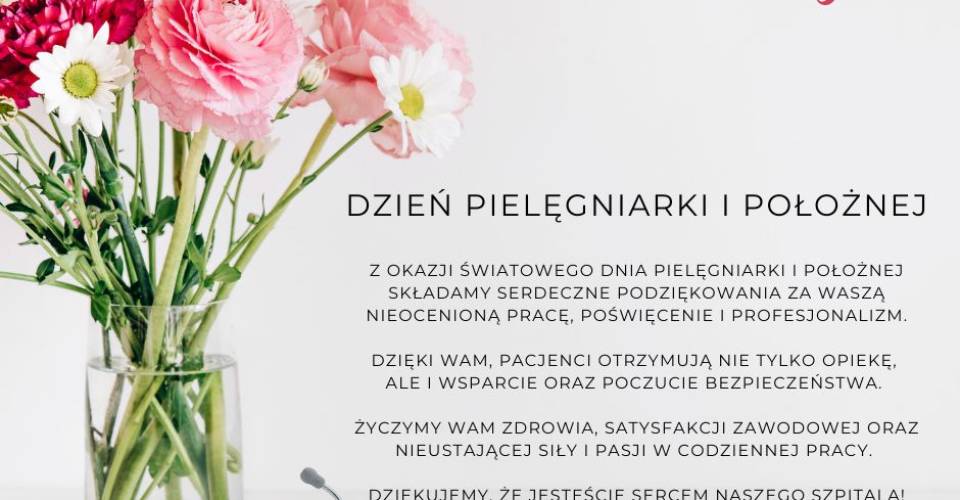 12 maja - Światowy Dzień Pielęgniarki i Położnej