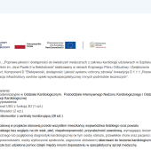 Poprawa jakości i dostępności do świadczeń medycznych z zakresu kardiologii udzielanych w Szpitalu Wojewódzkim im. Jana Pawła II w Bełchatowie